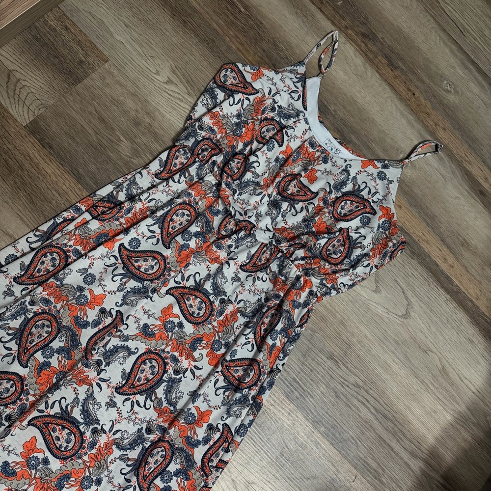 NAIF Floral Paisley Maxi Dress - Red and Black - Picture 2 of 8